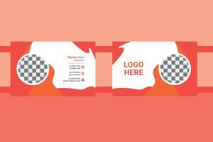 Simple and Elegant Business Card Design vector