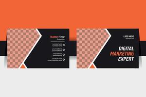 Modern Sophistication and Minimalist Business Card Design vector