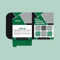 Versatile and Corporate Folder Design vector