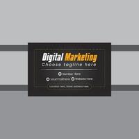 Corporate Business Card Design template with printable vector