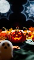 Jack-o-Lantern with a Smile and a Glow photo