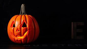 Jack-O'-Lantern With a Smile photo