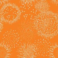 Firework droplets splash dot seamless pattern. Swirl floral petal texture. Water-drop spot texture. Ornamental wave background. vector
