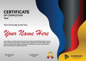 Certificate of Appreciation template, Certificate of achievement, awards diploma design. vector