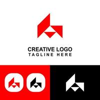 Awesome custom logo. Suitable for software, business, company signs or others. Concept A. vector