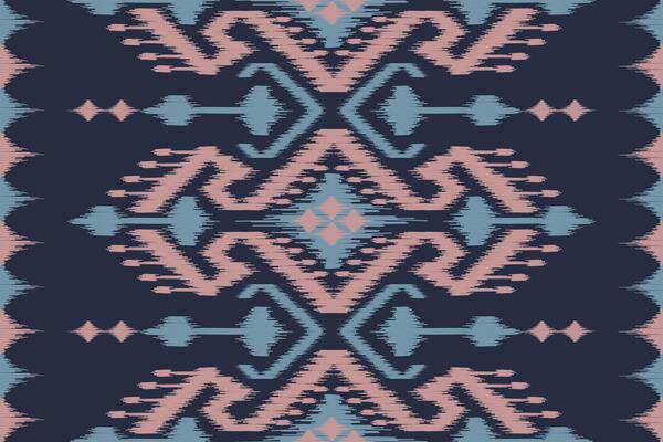 Rug ikat pattern Aztec style. Ethnic oriental seamless pattern in tribal. folk embroidery, American, mexican for fabric, carpet, textile, clothing, batik, motif.