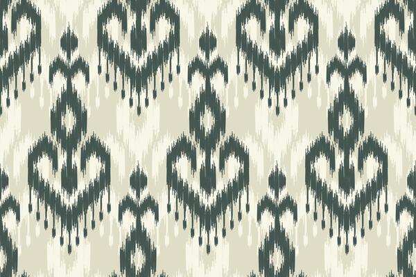 beautiful native fabric. Ethnic Ikat oriental seamless pattern. Hand drawn tribal style. for carpet, textile, rug, clothing, batik, motif.