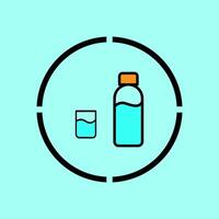 medicine bottle icon vectors illustration
