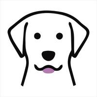 Dog face icon design isolated on illustration vector