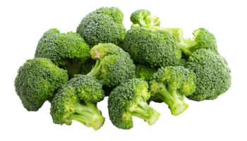 Fresh Broccoli Florets Healthy, Nutritious, and Delicious,Isolated on transparent Background, High-Resolution Stock Photo png