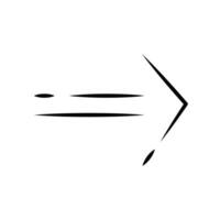 arrow icon editable on a white background. vector
