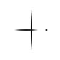 plus icon editable on a white background. vector