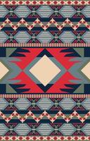 Seamless colorful geometric patterns of native american tribes. vector