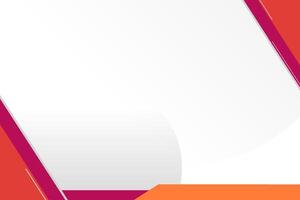 Simply Modern Background Design With Corner Shape vector