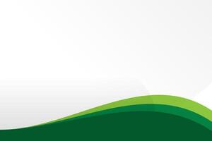 Simply Modern Background Design With Green shape vector