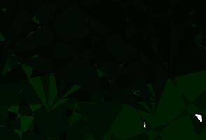 Dark Green backdrop with chaotic shapes. vector