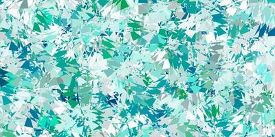 Light green texture with random triangles. vector