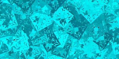 Light Green pattern with polygonal shapes. vector