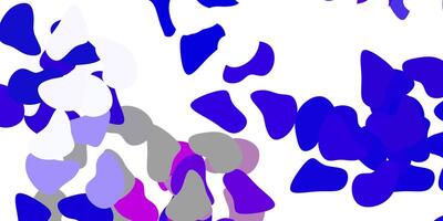 Light blue, red texture with memphis shapes. vector