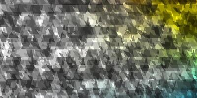 Light Multicolor background with lines, triangles. vector