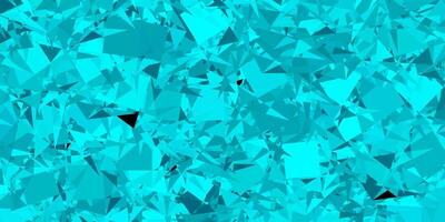 Dark Green pattern with polygonal shapes. vector