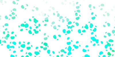 Light green pattern with abstract shapes. vector