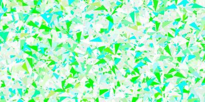 Light green template with triangle shapes. vector