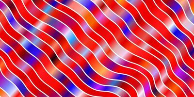 Light Multicolor template with wry lines. vector