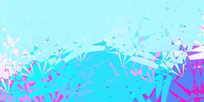 Light Blue, Red background with triangles. vector