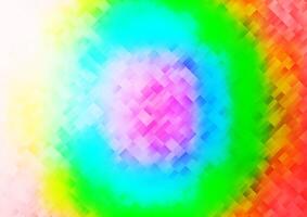 Light Multicolor, Rainbow layout with lines, rectangles. vector