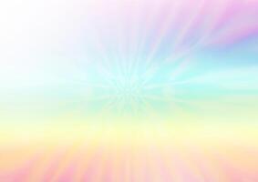 Light Multicolor, Rainbow blurred and colored template. vector