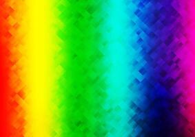 Light Multicolor, Rainbow texture in rectangular style. vector