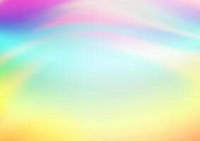 Light Multicolor, Rainbow blurred and colored template. vector