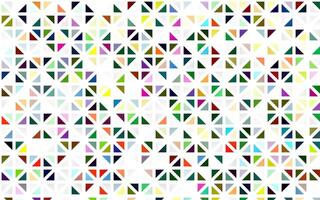 Light Multicolor, Rainbow seamless pattern in polygonal style. vector