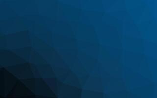 Dark BLUE polygon abstract layout. vector
