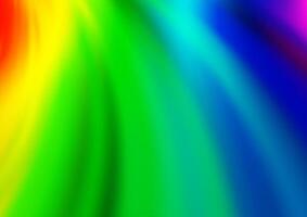 Light Multicolor, Rainbow template with bent ribbons. vector