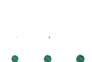 Light blue, green template with circles. vector