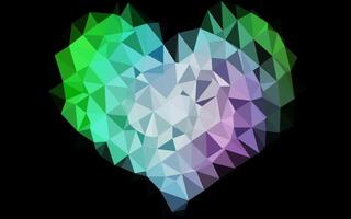 Light Multicolor, Rainbow triangle mosaic cover. vector