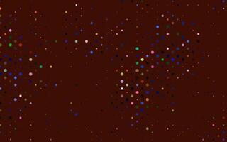 Light Multicolor, Rainbow template with circles. vector