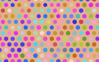 Light Multicolor, Rainbow background with bubbles. vector