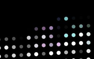 Dark Multicolor, Rainbow pattern with spheres. vector