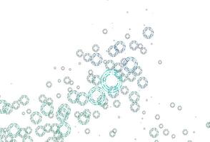 Light Blue, Green backdrop with dots. vector