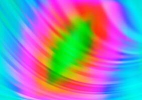 Light Multicolor, Rainbow template with lines, ovals. vector