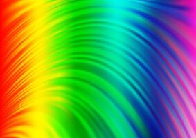 Light Multicolor, Rainbow pattern with lava shapes. vector
