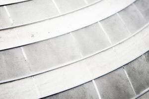 abstract grayscale background with curved lines photo