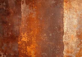 Rusty metal surface with textured patterns photo
