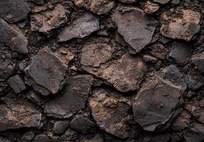 Rugged rock surface texture photo