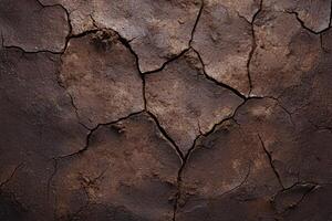 Cracked earth texture background photo