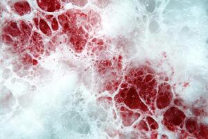 Vibrant red and white abstract background photo