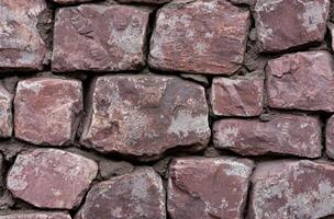 Rustic stone wall texture background photo